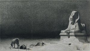 エジプトへの逃避の休息 (直訳) 作： Luc Olivier Merson