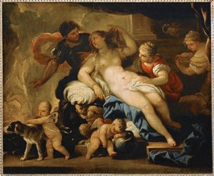 Mars et Venus dans la forge de Vulcain - ヴルカヌスの鍛冶場における火星と金星 ...