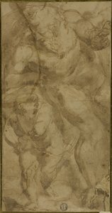火星とキューピッド 作： Luca Cambiaso