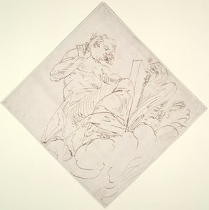伝道者聖ヨハネ 作： Luca Cambiaso
