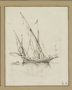 2本のマストで出荷 作： Luca Carlevarijs (possibly)