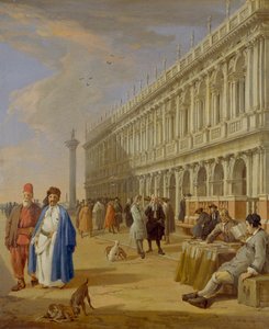 ヴェネツィア、ピアッツェッタ、1720-1729年