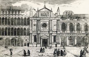 サン・ジェミニャヌス教会（1807年に取り壊された 作： Luca Carlevaris