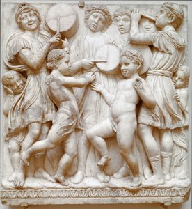 ラ・カントリア（大理石の浮き彫り 作： Luca Della Robbia