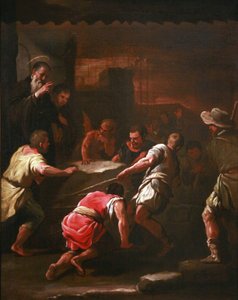 フランス語  Un miracle de saint Benoît 聖ベネディクトの奇跡 作： ルカ・ジョルダーノ