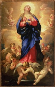 イマキュレート・コンセプション 作： Luca Giordano