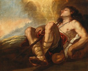 ヤコブの夢、1650 年代初頭。 作： Luca Giordano