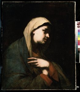 「マリー・マドレーヌ」 Peinture de Luca Giordano (1632-1705) 17世紀 ミハイル・クロシツキー美術館、セヴァストポリ (セバストポリ) ウクライナ