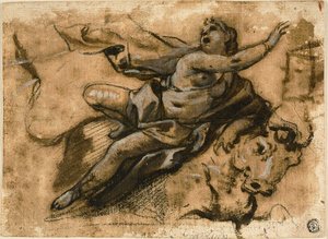 レイプ・オブ・エウロパ 作： Luca Giordano