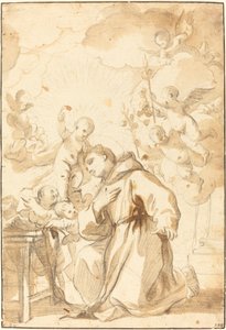 パドヴァの聖アントニオ 作： Luca Giordano