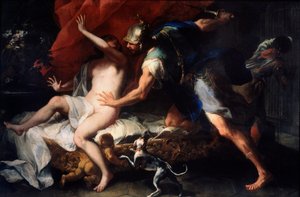 タルクィニウスとルクレティア」。 作： Luca Giordano