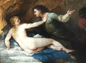 タルクィニウスとルクレティア、1663年。 作： Luca Giordano