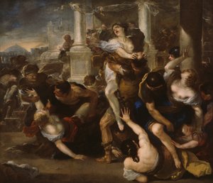 サビニの女性の誘拐 作： Luca Giordano