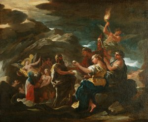 永遠の洞窟 1685年頃 油彩・カンヴァス 作： Luca Giordano