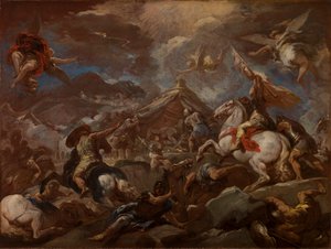 ホロフェルネスの遺体の発見 作： Luca Giordano
