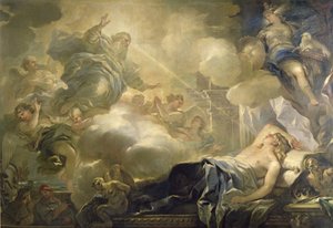 ソロモンの夢、1693年 作： Luca Giordano