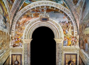 最後の審判」のフレスコ画サイクルからの「黙示録 作： Luca Signorelli