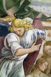 最後の審判」のフレスコ画のサイクルにある「エレクト 作： Luca Signorelli