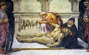 死んだキリストへの嘆き 作： Luca Signorelli