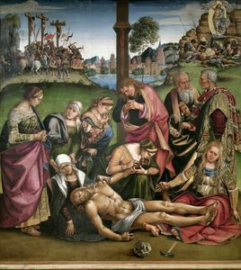 死んだキリストの嘆き、1502年。 作： Luca Signorelli