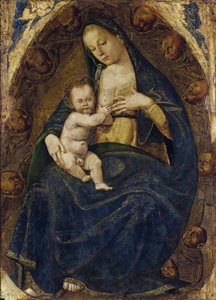 看護マドンナ、c。 1482-1485。 作： Luca Signorelli