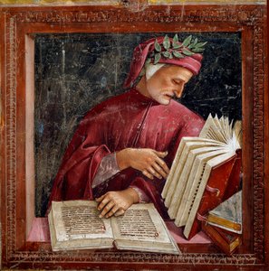 イタリアの詩人ダンテ・アリギエーリの表現 作： Luca Signorelli