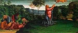 キリストの物語ルカ・シニョレッリによる「ゲッセマネの園のキリスト」（1445年頃～1523年頃） 作： Luca Signorelli