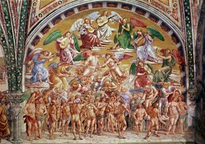 天に選ばれた者の召し（136323も参照） 作： Luca Signorelli