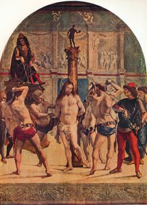 キリストの鞭打ち、1482-1485、1930年。 作： Luca Signorelli