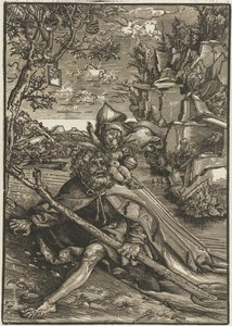 幼子キリストを抱く聖クリストフ 作： Lucas Cranach