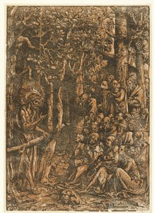 人々に説教する洗礼者ヨハネ 作： Lucas Cranach