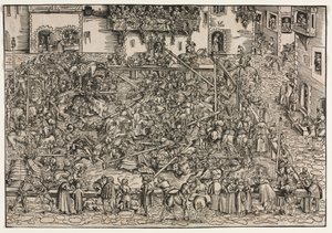 トーナメント 作： Lucas Cranach
