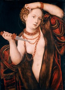 1537年以降のルクレティア 作： Lucas Cranach