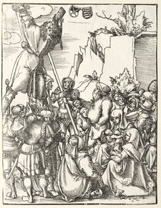 聖アンドリューの殉教 作： Lucas Cranach