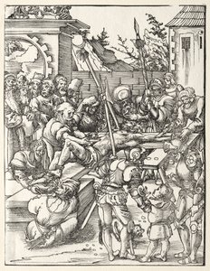聖バーソロミューの殉教 作： Lucas Cranach