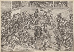 サンプソンとライオンの大会 作： Lucas Cranach