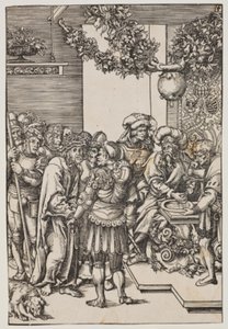 手を洗うピラト 作： Lucas Cranach d.Æ.