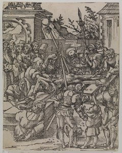 聖バーソロミューの殉教 作： Lucas Cranach d.Æ.