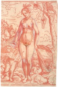 ヴィーナスとキューピッド 作： Lucas Cranach d.Æ.
