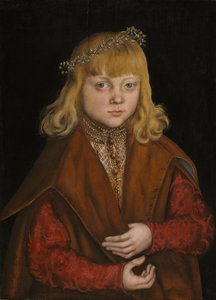 ザクセンの王子 作： Lucas Cranach the Elder