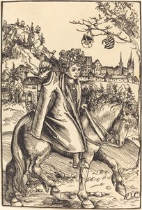 馬に乗ったザクセンの王子 作： Lucas Cranach the Elder
