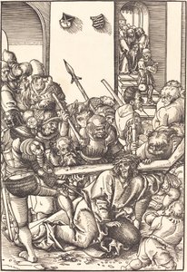十字架を負うキリスト 作： Lucas Cranach the Elder