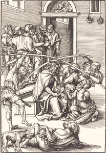 いばらの冠をかぶったキリスト 作： Lucas Cranach the Elder