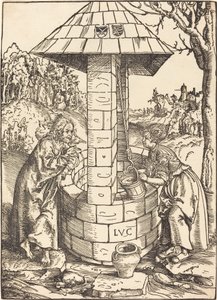 キリストとサマリアの女 作： Lucas Cranach the Elder