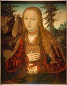 セントバーバラ 作： Lucas Cranach the Elder