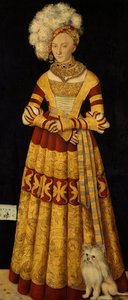 カタリーナ・フォン・メクレンブルク公爵夫人1487-1561、1514 作： Lucas Cranach the Elder