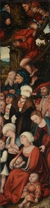 ドイツ語：Die Predigt Johannes des Täufers 洗礼者ヨハネの説教 作： ルーカス・クラナッハ・ザ・エルダー
