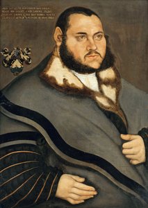 ドイツ語：ヨハネス・カリオン（1499-1537/38） ヨハネス・カリオンの肖像 作： ルーカス・クラナッハ・ザ・エルダー