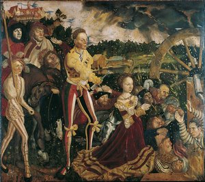 ドイツ語：カタリーナルター（ミッテルタフェル） 聖カタリーナ殉教の祭壇画