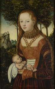子連れの若い母親（いわゆる「聖ヨハネ・クリュソストムの懺悔」）／聖クリュソストムに犯された王女
